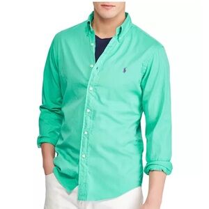 Ralph Lauren Cotton Button Down Size Medium Polo